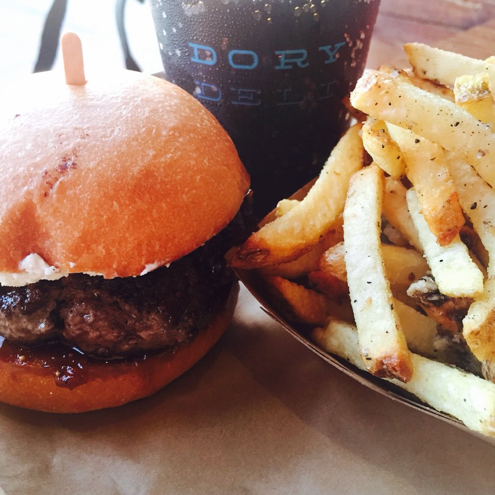 Dory Deli - Figgy Burger! much love. - Delis Near Me - Newport Beach, California