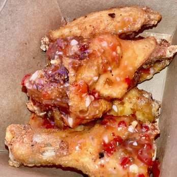 Shlap Muan Chicken Wings - Sweet and spicy Shlap Muan - Famous Chicken Wings @hybrideater - Chicken Wings Near Me - Long Beach, California Shlap Muan Chicken Wings - Sweet and spicy Shlap Muan - Famous Chicken Wings @hybrideater - Chicken Wings Near Me - Long Beach, California