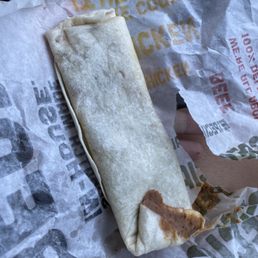 Paper thin party burrito microwave burned Paper thin party burrito microwave burned