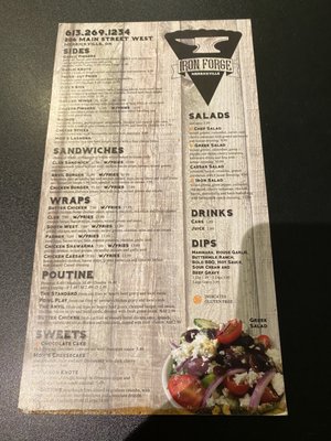 Menu photo 2 Iron Forge Pizza Merrickville, ON Menu photo 2 Iron Forge Pizza Merrickville, ON