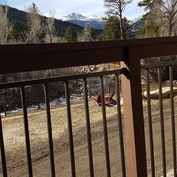 The Landing at Estes Park - View from the river bend cabin. - Hotels Near Me - Estes Park, Colorado The Landing at Estes Park - View from the river bend cabin. - Hotels Near Me - Estes Park, Colorado