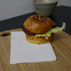 Giddiup - Brioche BLT Bun.
