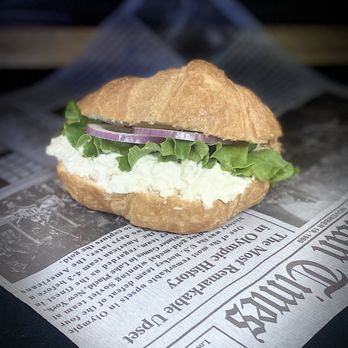 Red White & Brew Coffee - Carolina Chicken Salad on Croissant - Coffee & Tea Near Me - Six Mile, South Carolina Red White & Brew Coffee - Carolina Chicken Salad on Croissant - Coffee & Tea Near Me - Six Mile, South Carolina