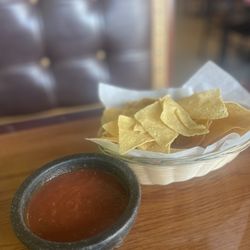 The chips and salsa