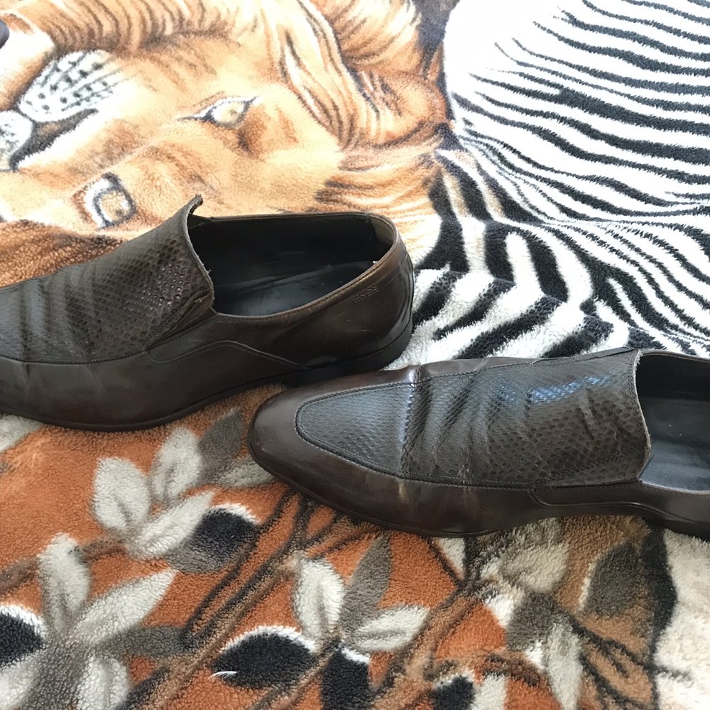 Hugo's Shoe Repair - Beloved Hugo Boss shoes ready to be worn with pride again. - Shoe Repair Near Me - Vancouver, British Columbia