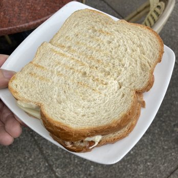 Sausalito Bakery & Cafe - Bridgeway Cheese Melt with bacon...crisp and delicious - Coffee & Tea Near Me - Sausalito, California