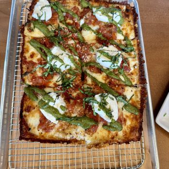 Level99 - MARGHERITA roasted tomato confit I garlic I burrata basil emulsion I micro basil - Recreation Centers Near Me - Providence, Rhode Island