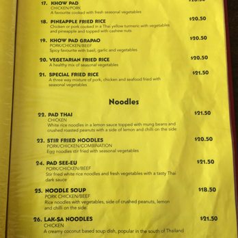 Thai Crom - Menu - Thai Near Me - Cromwell, OTA