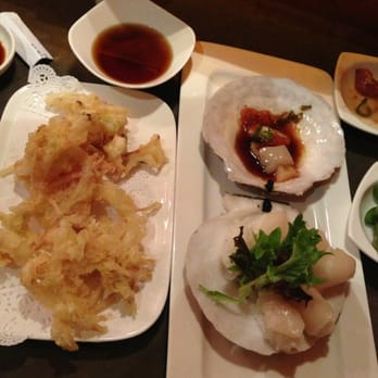 Ebisu - Live scallop (special of the day). Part nigiri, and part tempura. $18. - Sushi Bars Near Me - San Francisco, California Ebisu - Live scallop (special of the day). Part nigiri, and part tempura. $18. - Sushi Bars Near Me - San Francisco, California