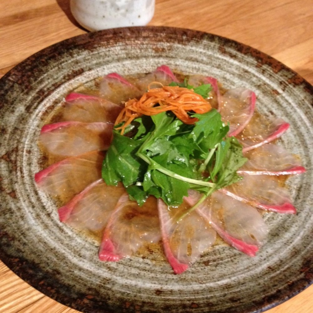 Roka - Paper thin yellow tail sashimi, heaven - Japanese Near Me - London, XGL Roka - Paper thin yellow tail sashimi, heaven - Japanese Near Me - London, XGL