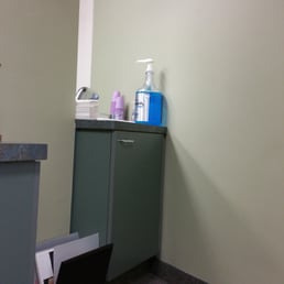 Not a lot of privacy. There is an opening between exam rooms. You can see the patien in the next room when rinsing.
