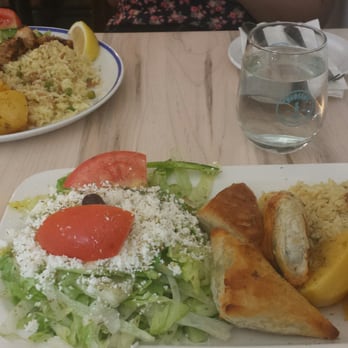 Colossus Greek Taverna - Spankopita and Chicken Souvlaki lunch meals - Greek Near Me - Oakville, Ontario Colossus Greek Taverna - Spankopita and Chicken Souvlaki lunch meals - Greek Near Me - Oakville, Ontario