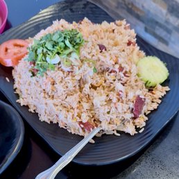 BBQ Pork Fried Rice. So good and large portion! BBQ Pork Fried Rice. So good and large portion!