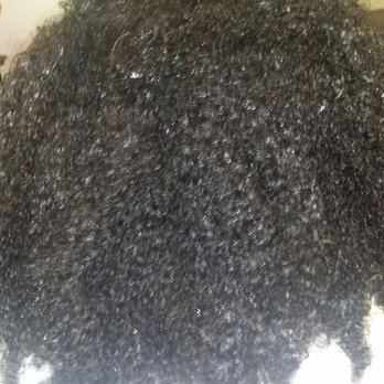 Dominican Design Salon - Before on natural 4C hair. - Hair Salons Near Me - Las Vegas, Nevada
