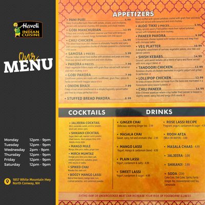 Menu photo 4 Haveli Indian Cuisine Conway, NH