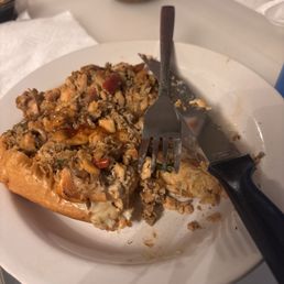 Leftovers reheated by the air fryer; yum