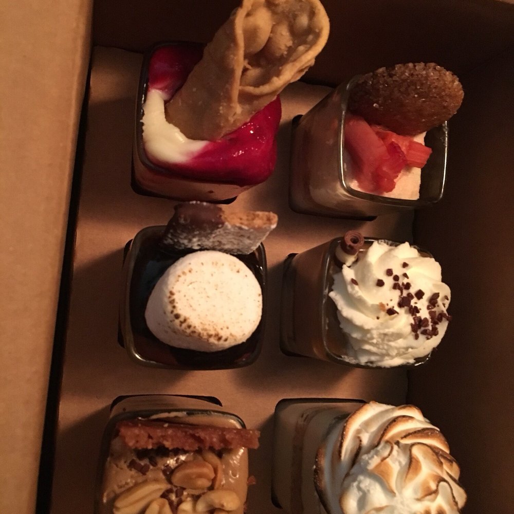 Seasons 52 - Mini Desserts Thanks Robert!! - New American Near Me - Houston, Texas