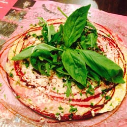 Couleur Basilic - Carpaccio with truffel oil, basil and parmesan