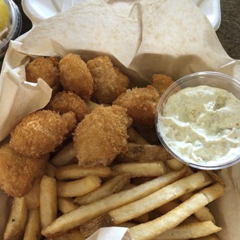Mohala’s Bayfront Fish & Chips - Scallops! Wonderful, tasty and so fresh. Everything here is delicious and the staff is amazing. Great job, guys! - Fish & Chips Near Me - Hilo, Hawaii