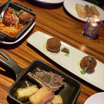 STK Steakhouse Bellevue - Happy hour menu items (Yelp said my description was too long. So see the next slides of pictures for names.) - Steakhouses Near Me - Bellevue, Washington STK Steakhouse Bellevue - Happy hour menu items (Yelp said my description was too long. So see the next slides of pictures for names.) - Steakhouses Near Me - Bellevue, Washington