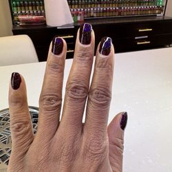 Dior Nails Spa - Finished manicure not great