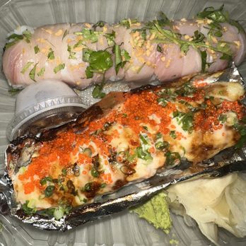 Kakuna Sushi - Sunshine & lion king roll - Sushi Bars Near Me - Milpitas, California