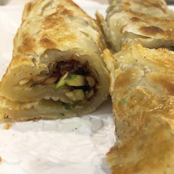 Great Taste Chinese Restaurant - Beef and cucumber roll in green onion pancake - Chinese Near Me - Calgary, Alberta Great Taste Chinese Restaurant - Beef and cucumber roll in green onion pancake - Chinese Near Me - Calgary, Alberta