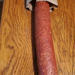 Clearwater Stop - When you know Markus, this is what you can buy too!! Home made, Huge salami that tastes amazing