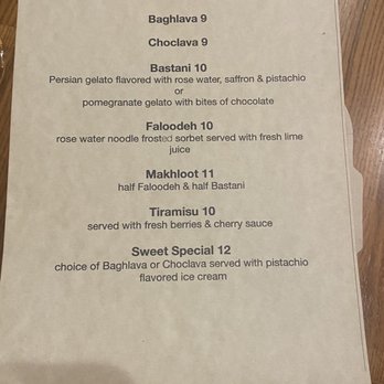 Lavash - Dessert menu - Persian/Iranian Near Me - San Francisco, California Lavash - Dessert menu - Persian/Iranian Near Me - San Francisco, California