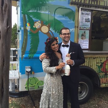 Shaved Ice Island - Snow cone truck at our wedding at Ma Maison! Rahul showed up on time and even decorated the truck with pictures of us! :) - Food Trucks Near Me - Austin, Texas Shaved Ice Island - Snow cone truck at our wedding at Ma Maison! Rahul showed up on time and even decorated the truck with pictures of us! :) - Food Trucks Near Me - Austin, Texas