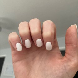 Glamour Nails - Nails looked nice except where I was burned with the nail tool. My pinky finger still has a small scab.