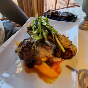 Painted Pony - PISTACHIO CRUSTED LAMB CHOPS - New American Near Me - Saint George, Utah Painted Pony - PISTACHIO CRUSTED LAMB CHOPS - New American Near Me - Saint George, Utah