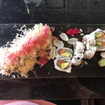Tsukimi - Lunch Combo: Crunchy Roll and Salmon Avocado Roll - Sushi Bars Near Me - Austin, Texas Tsukimi - Lunch Combo: Crunchy Roll and Salmon Avocado Roll - Sushi Bars Near Me - Austin, Texas