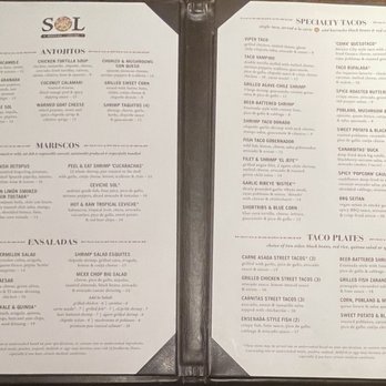 SOL Mexican Cocina - Menu - Bars Near Me - Denver, Colorado