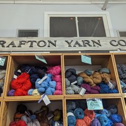 Grafton Yarn Store - So many colors and textures & so little time!!!