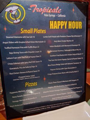 Menu photo 3 The Tropicale Palm Springs, CA Menu photo 3 The Tropicale Palm Springs, CA