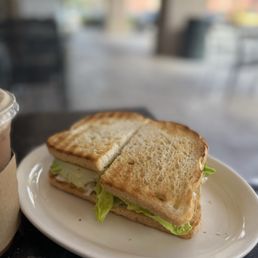 Chicken salad on sourdough Chicken salad on sourdough