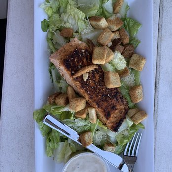 Chuck's Tavern - Blackened Salmon Cesar Salad - Burgers Near Me - Fontana, Wisconsin Chuck's Tavern - Blackened Salmon Cesar Salad - Burgers Near Me - Fontana, Wisconsin
