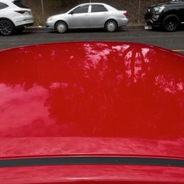 Scratched car