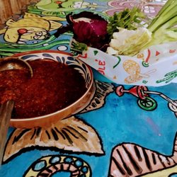 Donnys bottoms up bar and grill - Home made salsa