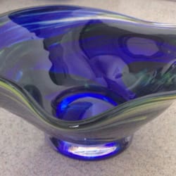 Glassworks Baron - Bowl made in one day session with Annette's help