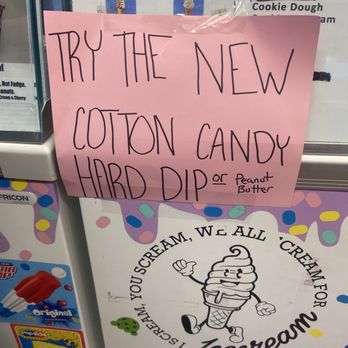 Sparky's Pizza Cones And Coneys - new cotton candy hard dip! soooo good! - Donuts Near Me - Toledo, Ohio Sparky's Pizza Cones And Coneys - new cotton candy hard dip! soooo good! - Donuts Near Me - Toledo, Ohio