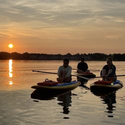 Standup and Flow - Sunrise Paddle on Bangs Lake, Wauconda.