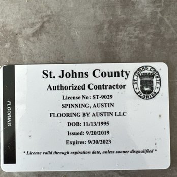 Flooring and More By Austin - Evidence of the length that the county will go to help out the most disturbing creatures on the planet. - Flooring Near Me - St. Augustine, Florida