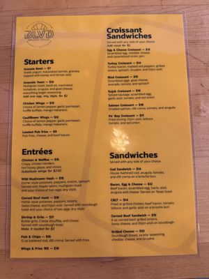 Menu photo 2 BLVD Brunch House Detroit, MI Menu photo 2 BLVD Brunch House Detroit, MI