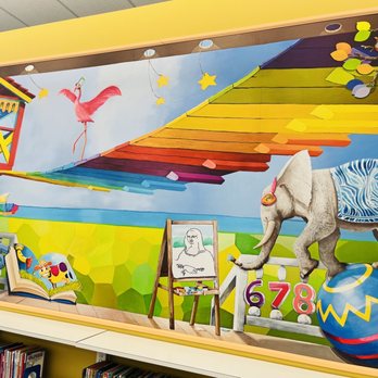Chesapeake Public Library - Mural in Children's section - Libraries Near Me - Chesapeake, Virginia Chesapeake Public Library - Mural in Children's section - Libraries Near Me - Chesapeake, Virginia