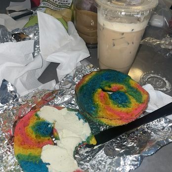 Bagel Market - Rainbow bagel and Hal's chips - Bagels Near Me - New York, New York Bagel Market - Rainbow bagel and Hal's chips - Bagels Near Me - New York, New York
