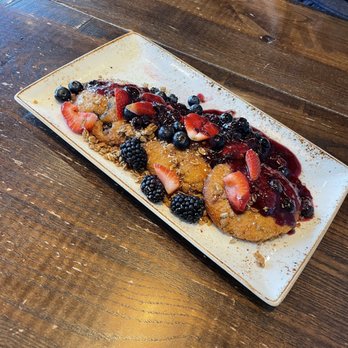 First Watch - Blueberry Muffin Top Griddle Cakes - Breakfast & Brunch Near Me - Dallas, Texas First Watch - Blueberry Muffin Top Griddle Cakes - Breakfast & Brunch Near Me - Dallas, Texas