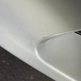 Bottom of front bumper, partially uneven and not clean cut Bottom of front bumper, partially uneven and not clean cut