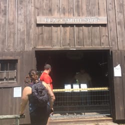 Barron County Historical Society-Pioneer Village Museum - The blacksmith is hard at work and can make you a left handed corkscrew! #artisans #craftsman